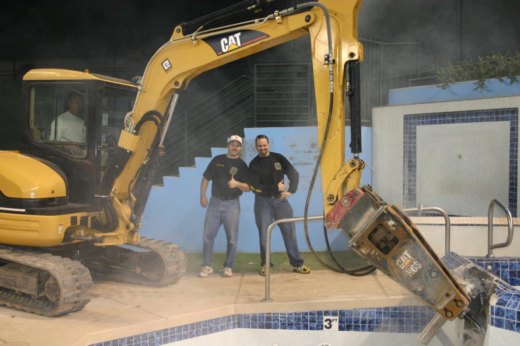 Removing Swimming pool for Arizona Diamond Backs