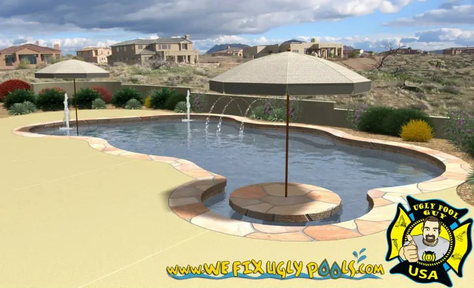Seating Umbrellas for Swimming Pools