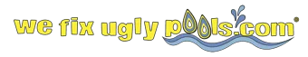 Horizontal We Fix Ugly Pools Logo